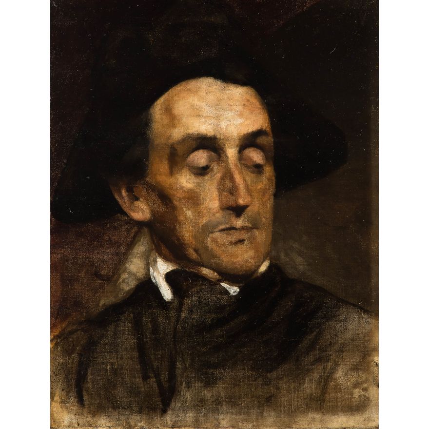 Maurycy Gottlieb | Portret aktora – studium, 1878 r.