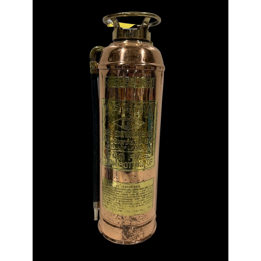 Polished Arrow Fire Extinguisher