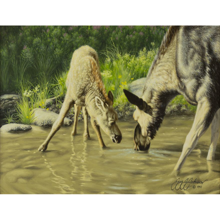 Jay J. Johnson (1960- ): Taking a Sip, 1991