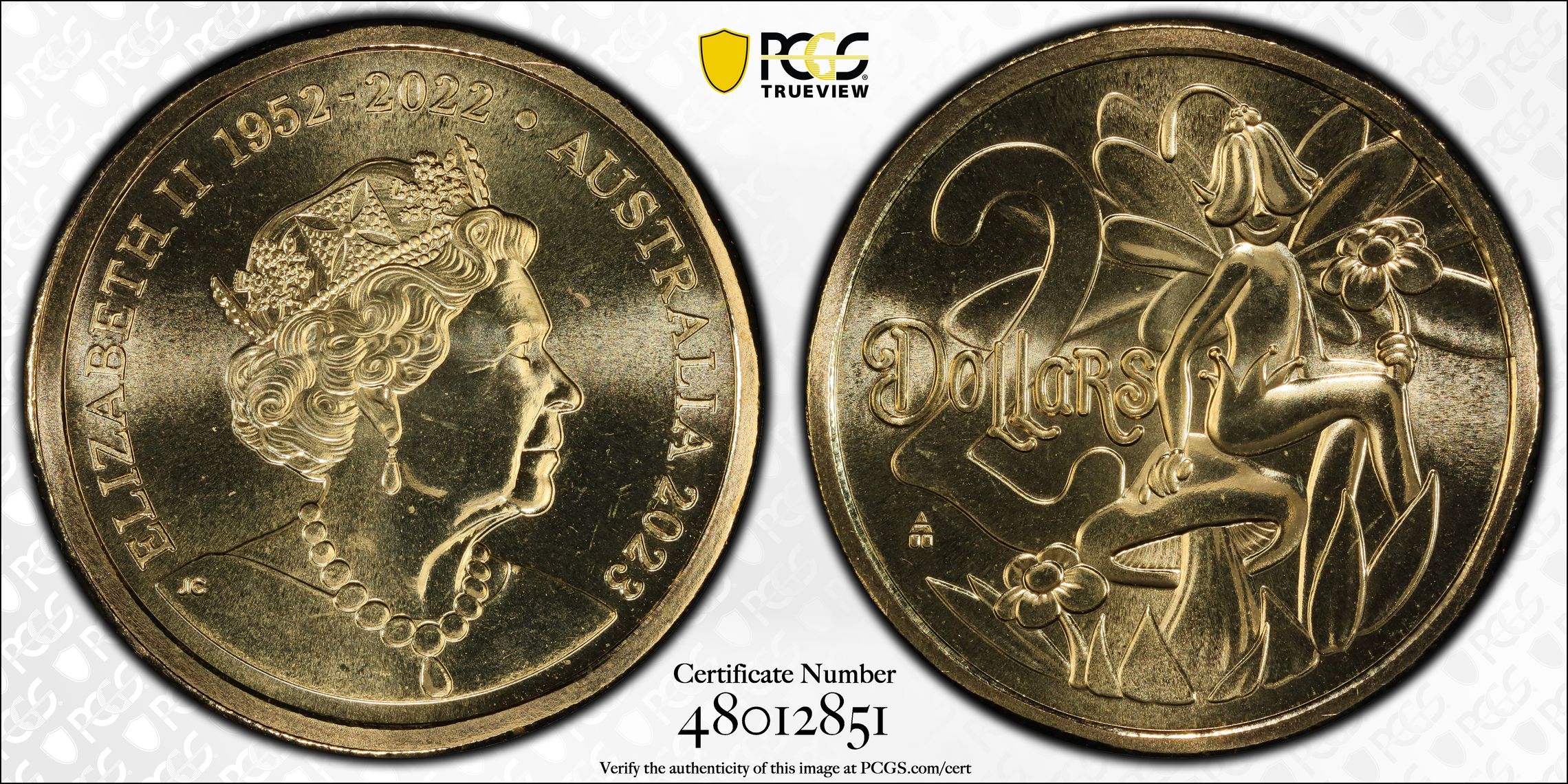 Tooth Fairy, Two Dollar, 2023, PCGS MS68