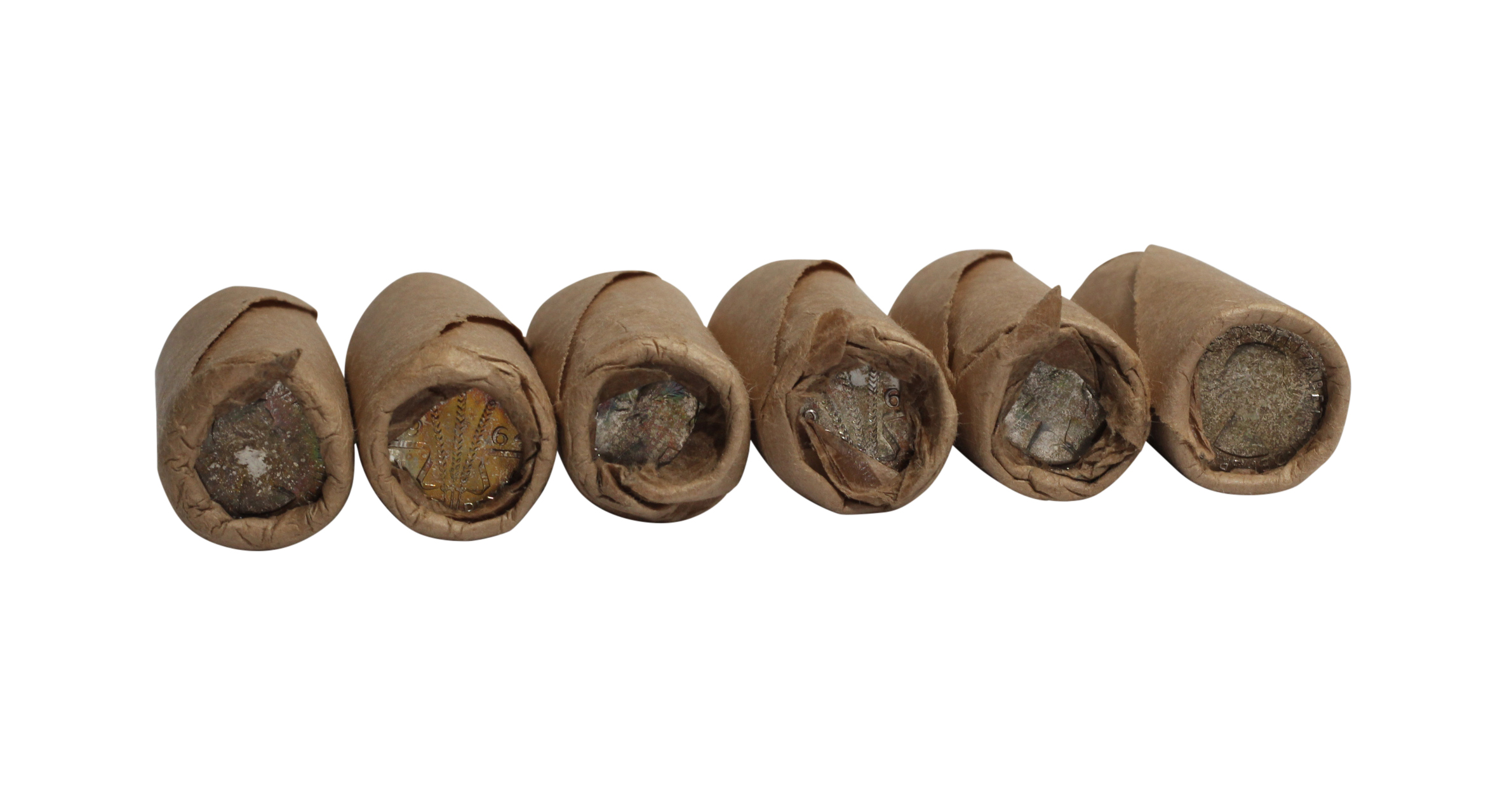 970. · Bank Rolls, Elizabeth II, Threepence,  1964, UNC