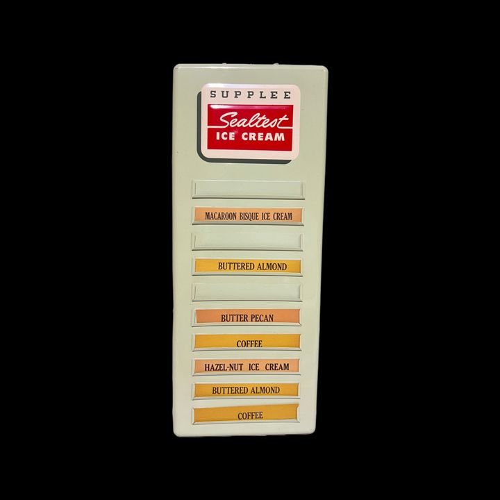Supple Sealtest Ice Cream Menu Board Sign