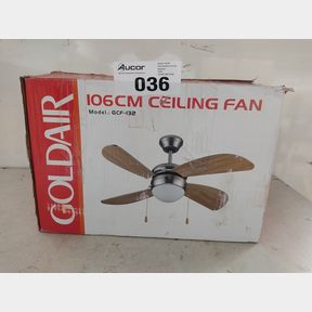 GOLDAIR - 4-BLADE CEILING FAN 106CM - CREAM - GCF-132