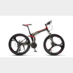 FOREVER FOLDABLE BICYCLE 26" DUAL SUSPENSION MOUNTAIN BIKE 3 SPOKE WHEEL (open box) - 52055/33181
