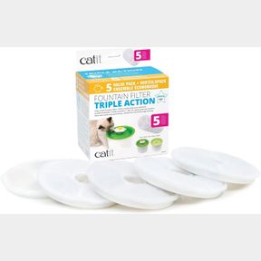 CATIT SENSES 2.0 CAT WATER FOUNTAIN FILTERS, CAT WATER FOUNTAIN, 5 PACK