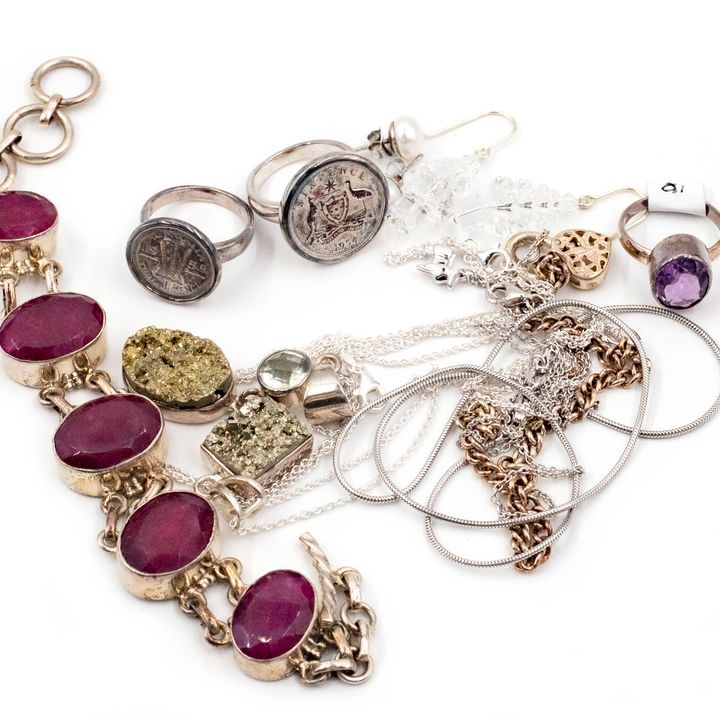 Mix Lot of Silver Jewellery