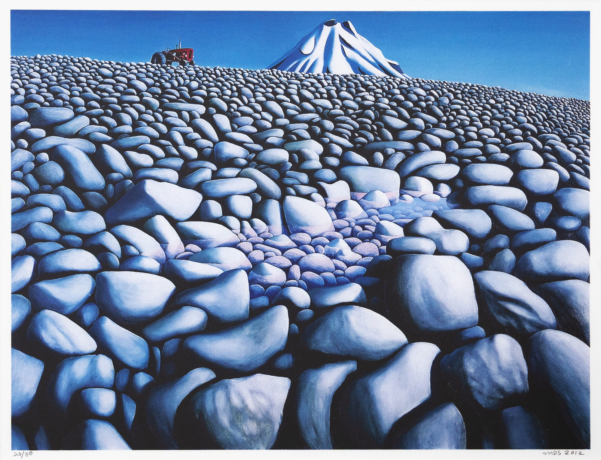 Michael Smither 'Rocks, Tractor and Mountain' — NZ auction result