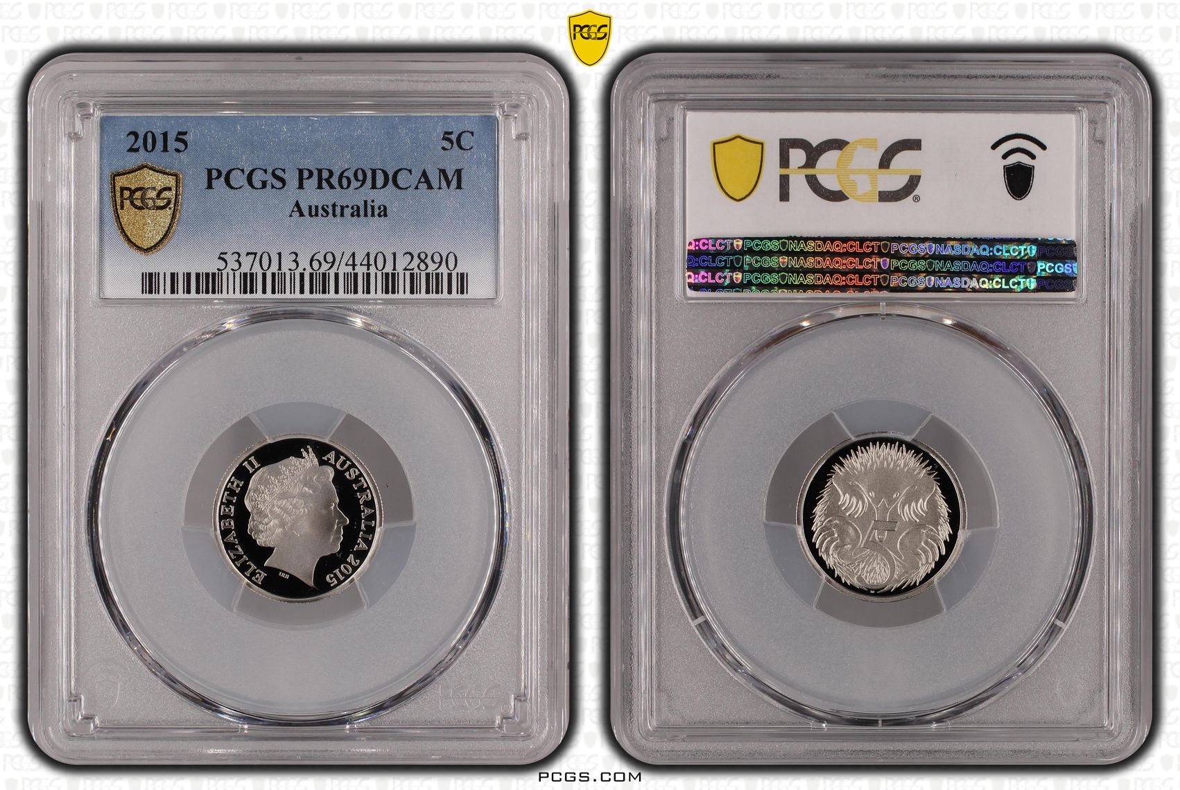 Five Cent, 2015, PCGS PR69DCAM