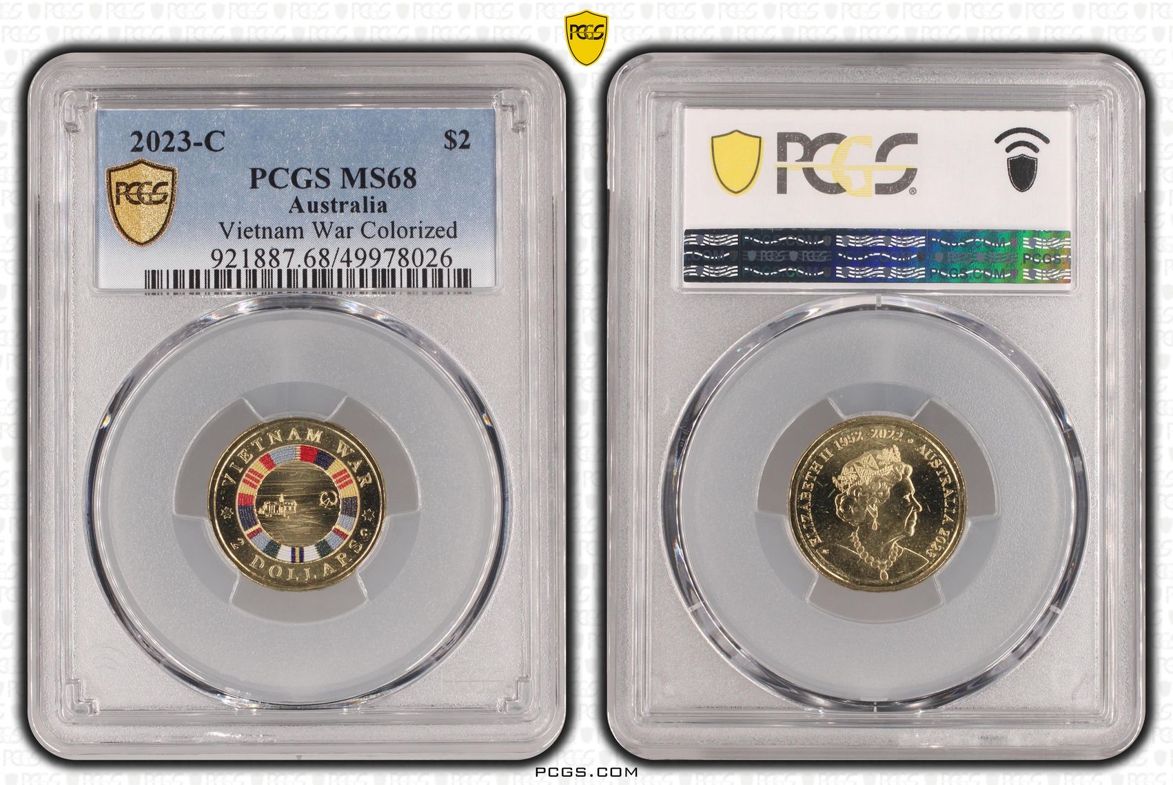 Vietnam War Colorized , Two Dollar, 2023-C, PCGS MS68