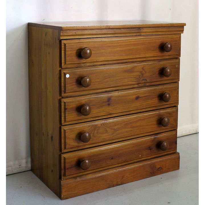 PINE CHEST OF DRAWERS