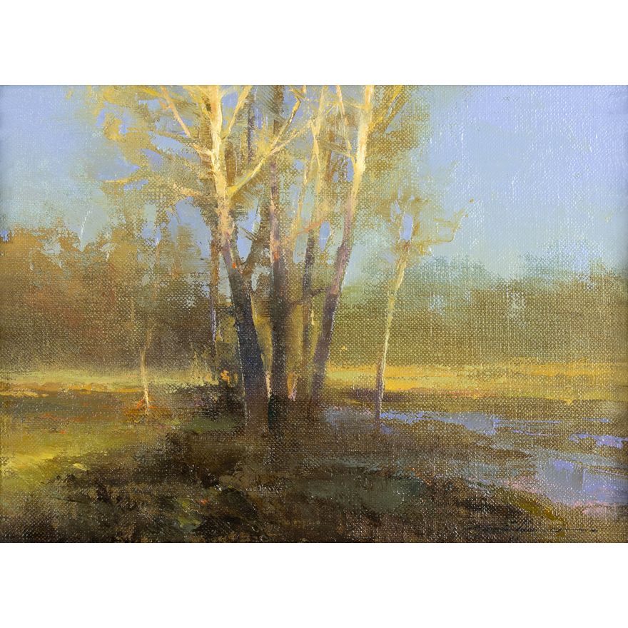 Brent Cotton (1972- ): Late Winter Cottonwood Sketch, 2010