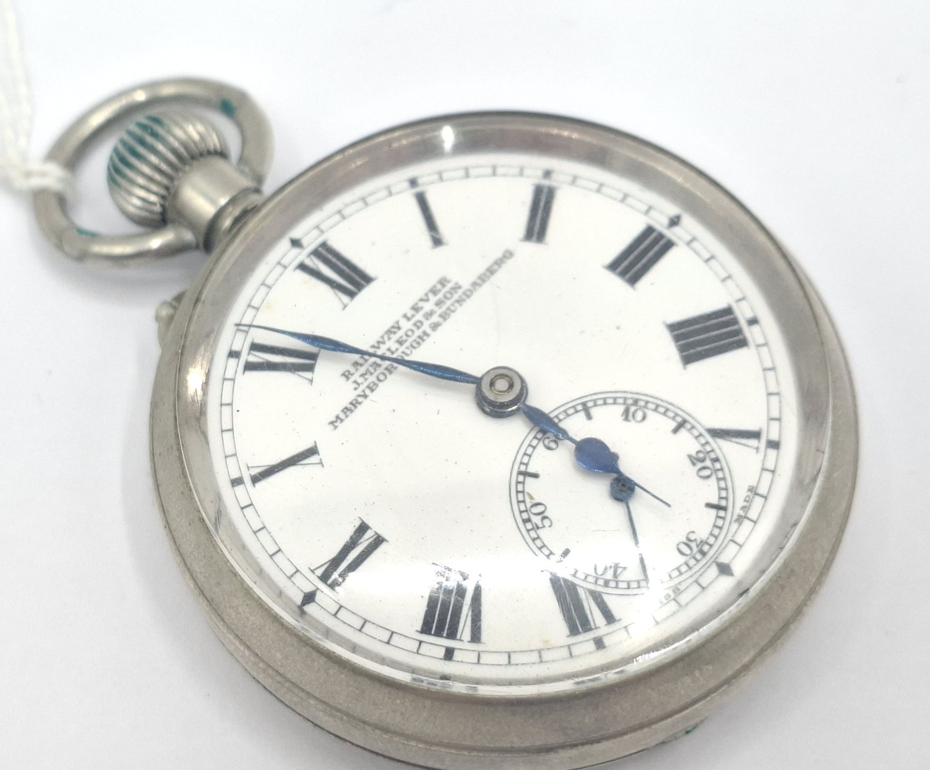 Railway Lever Open Faced Pocket Watch