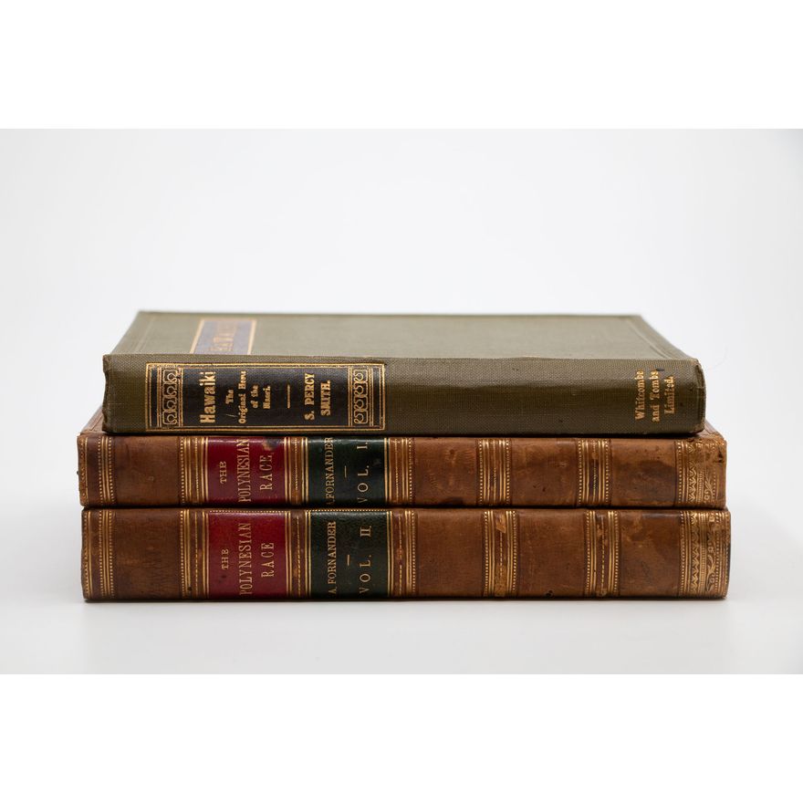 FORNANDER, ABRAHAM   [2 titles] - An Account of the Polynesian Race its Origins and Migrations.