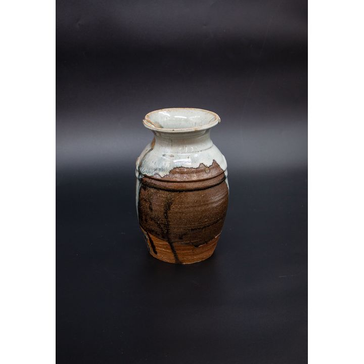 Japanese stoneware vase