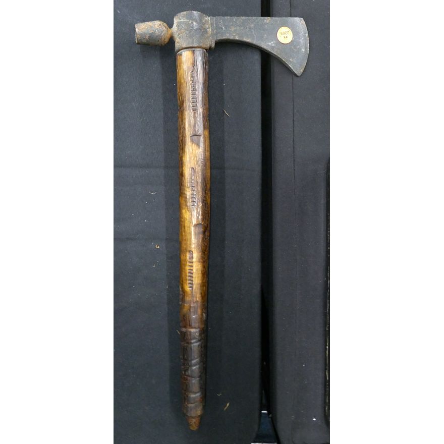Old Native American Indian Pipe Tomahawk 19''