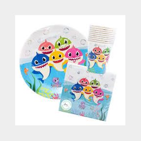 Baby Shark Party Box with Candles for 20 Invites|Bar 9902090596696 - 51745/12435