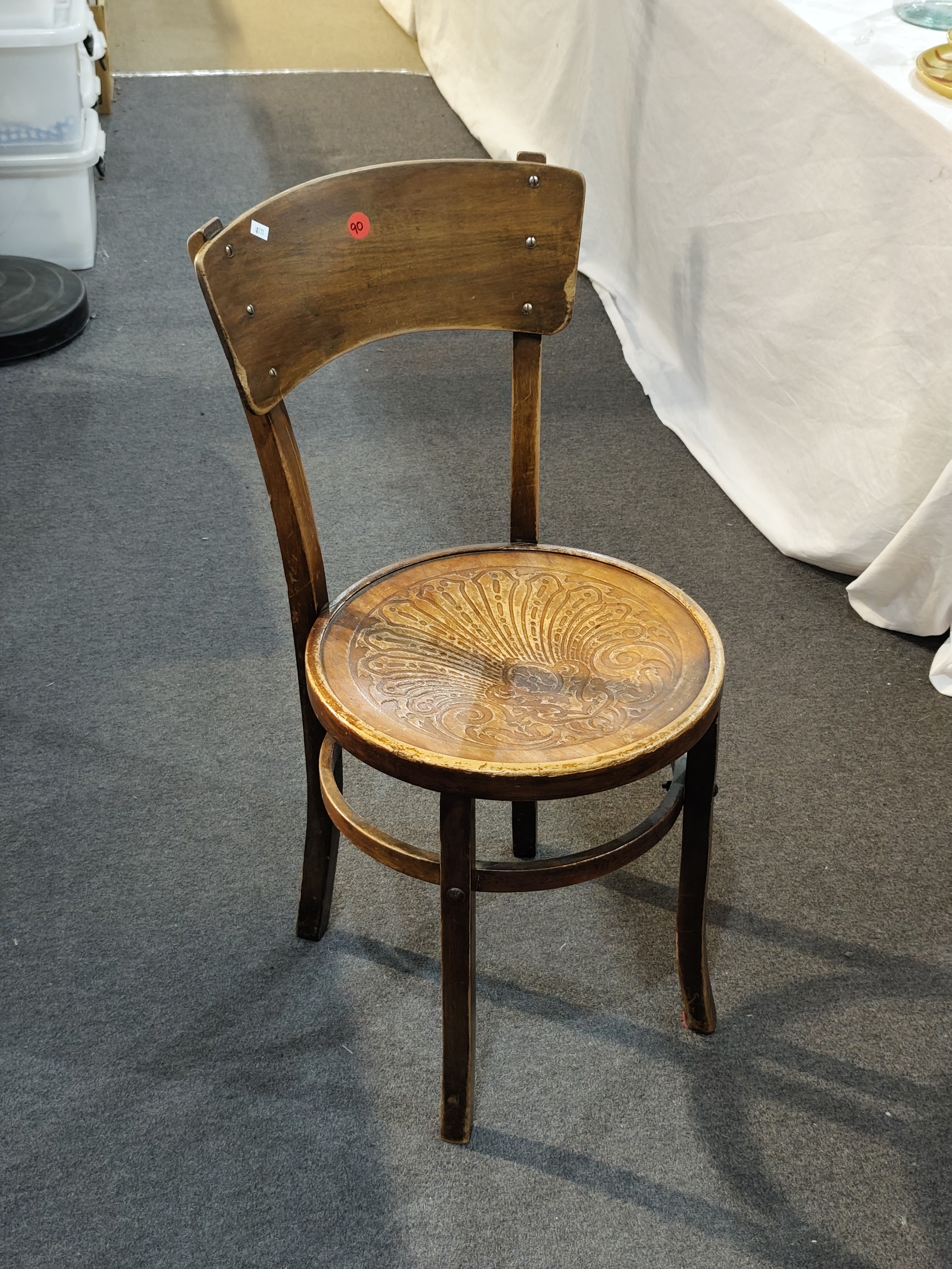 Vintage Bentwood Cafe Chair — sold at auction in New Zealand for $40