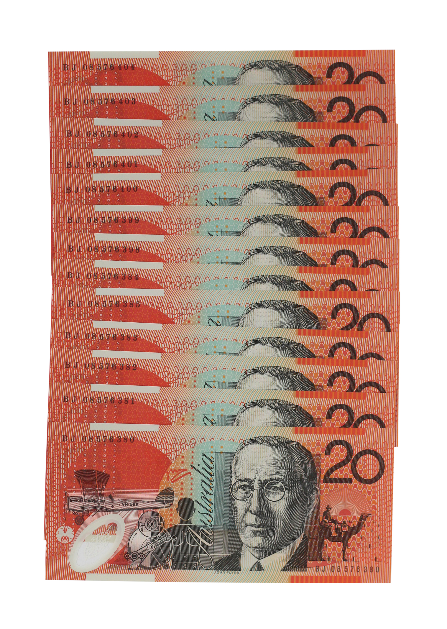 2043. · Twenty Dollars, 2008, UNC