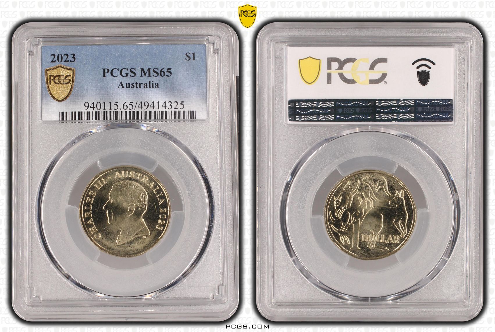 One Dollar, 2023, PCGS MS65