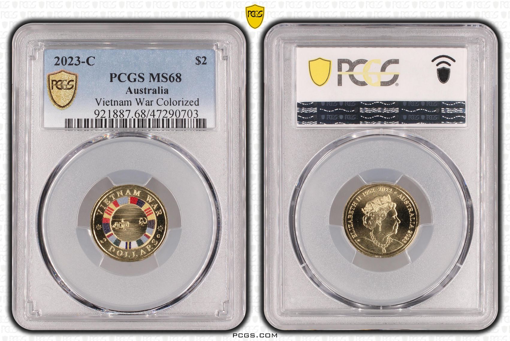 Vietnam War Colorized, Two Dollar, 2023-C, PCGS MS68
