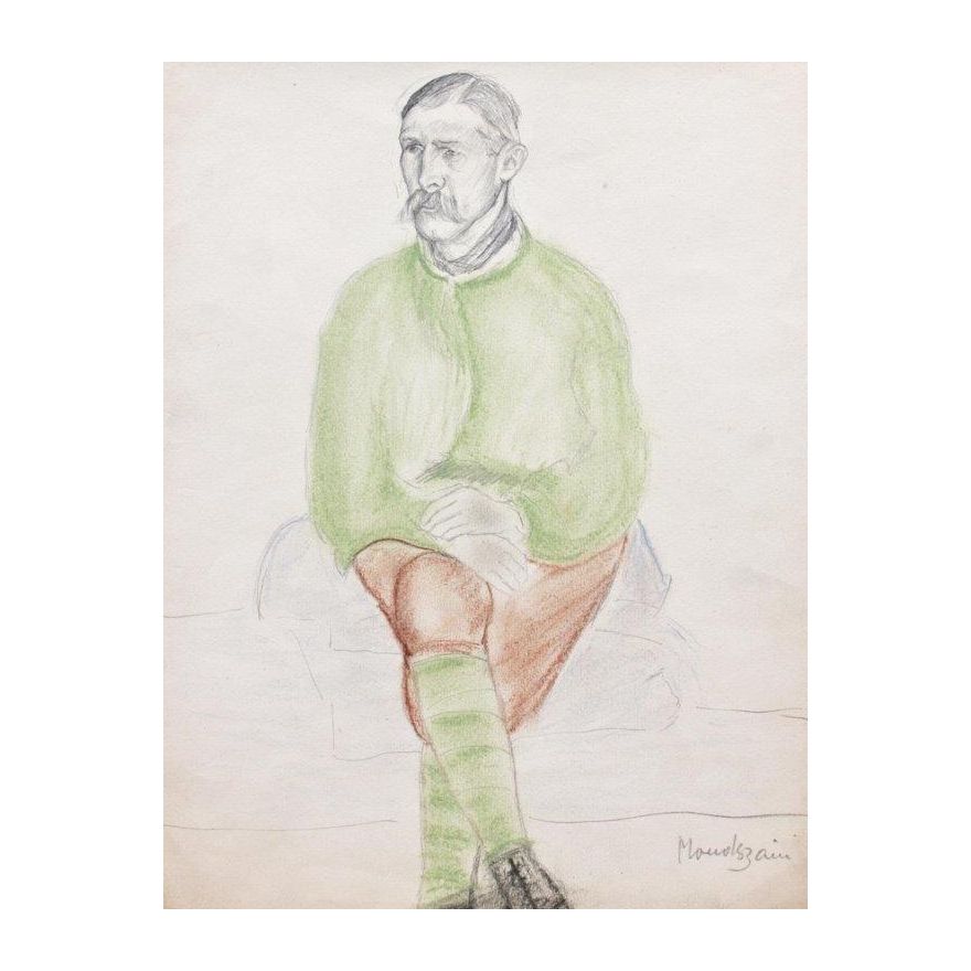 Szymon Mondzain | Portret siedzącego mężczyzny
