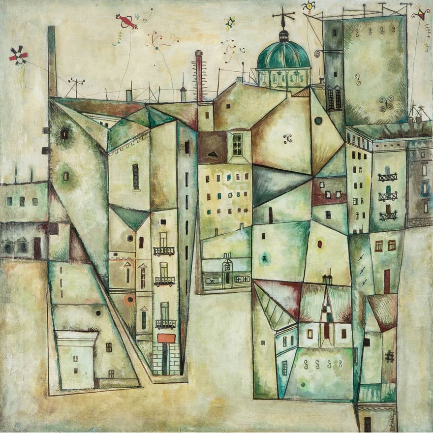 Leszek Rózga | Pejzaż - Łódź, 1959