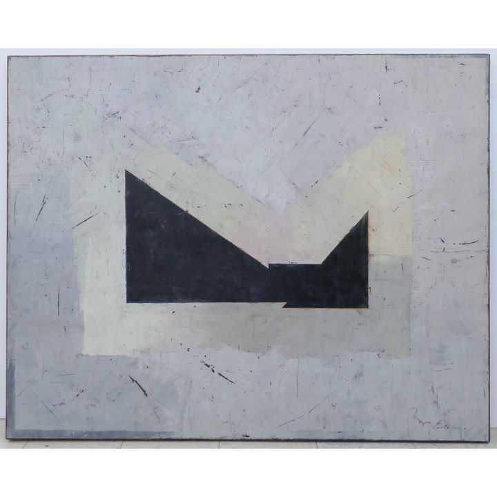 Joseph Goldberg ''Ghost Town'' 1988 Encaustic
