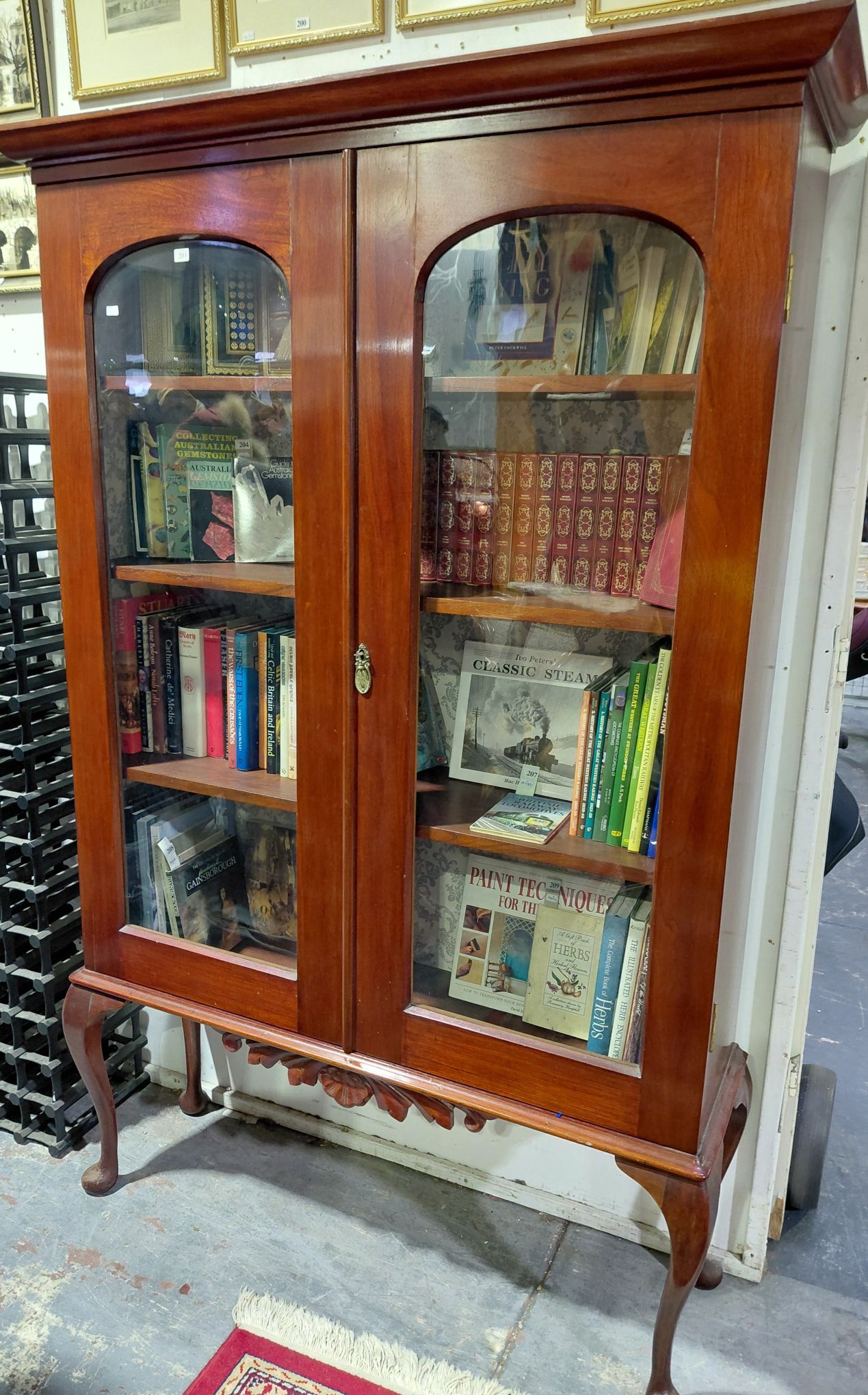 201 · VICTORIAN STYLE DISPLAY CABINET