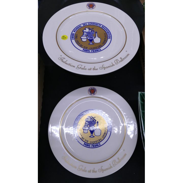 2pc Fairmont Olympic Hotel Limited Edition Homer Laughlin Plates