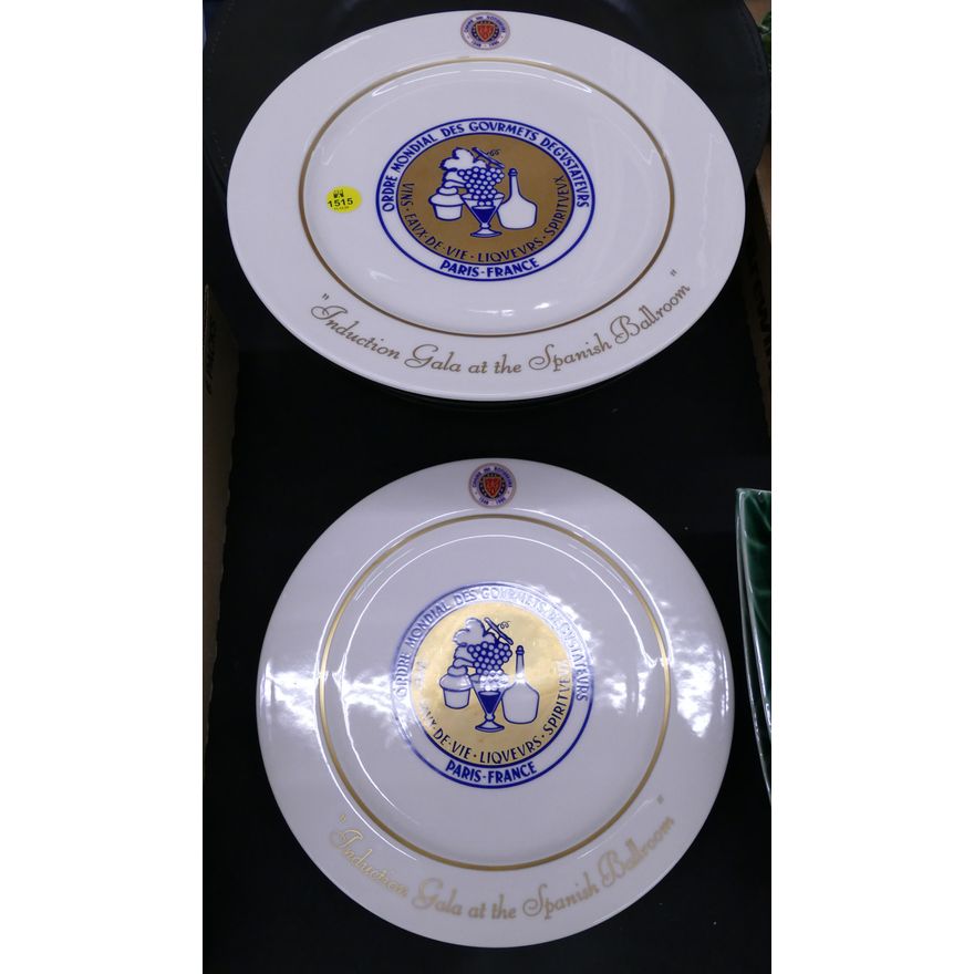 2pc Fairmont Olympic Hotel Limited Edition Homer Laughlin Plates