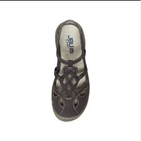 JBU WOMENS SYDNEY FABRIC CLOSED TOE CASUAL ANKLE STRAP SANDALS SZ 10