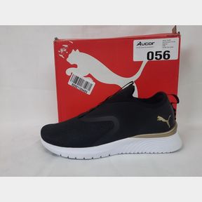 REMEDIE SLIP-ON WN'S - PUMA BLACK-PUMA WHITE-PUMA TEAM GOLD - UK 7