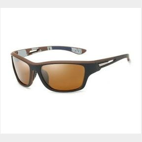 Raptor polarized uv400 sunglasses matt black frame brown |