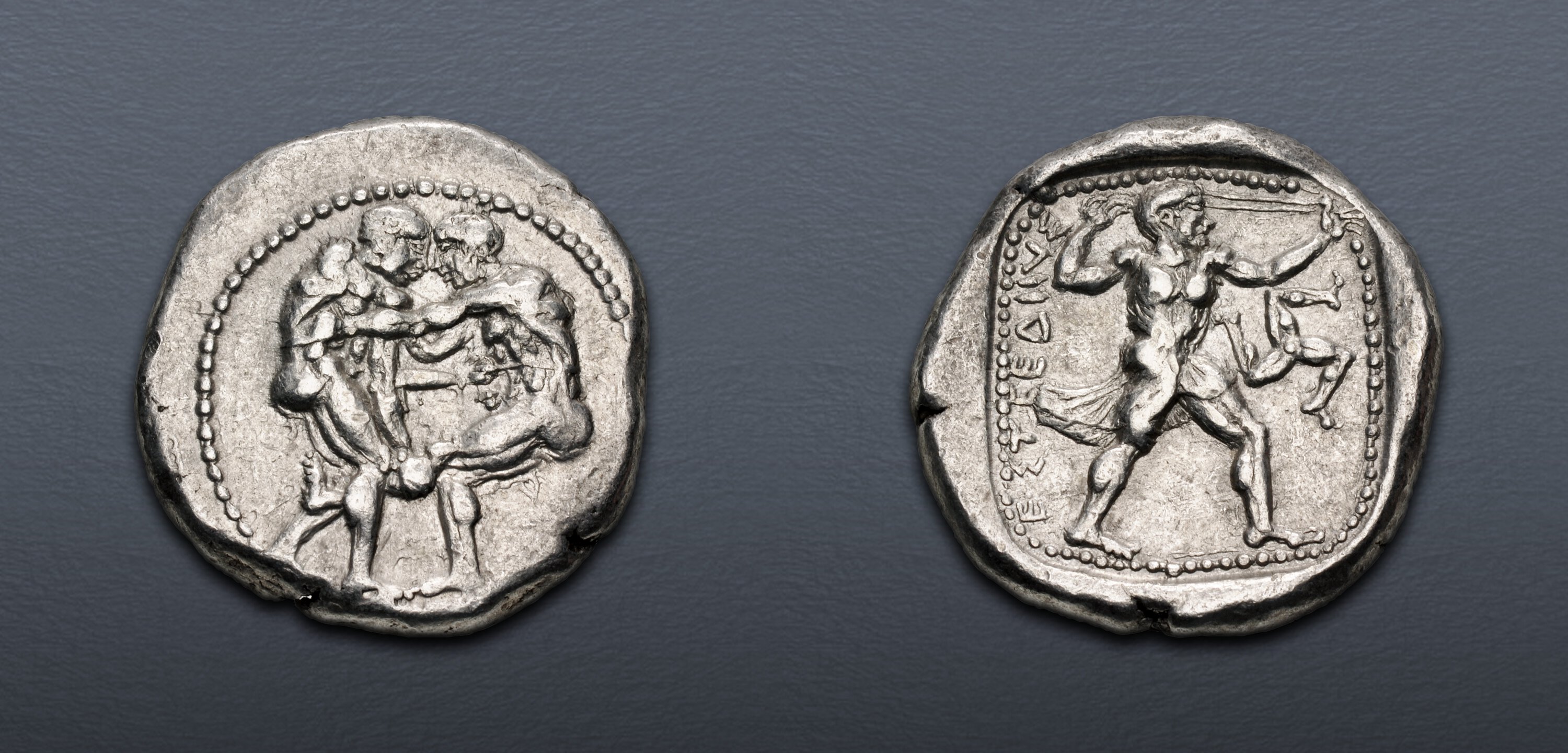 PAMPHYLIA, Aspendos. Circa 420-410 BC. AR Stater (22.5mm, 10.94 g, 11h ...