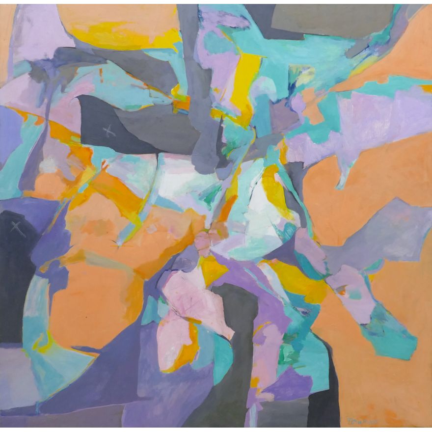 Margaret Tomkins ''Untitled'' (Lavender and Orange)