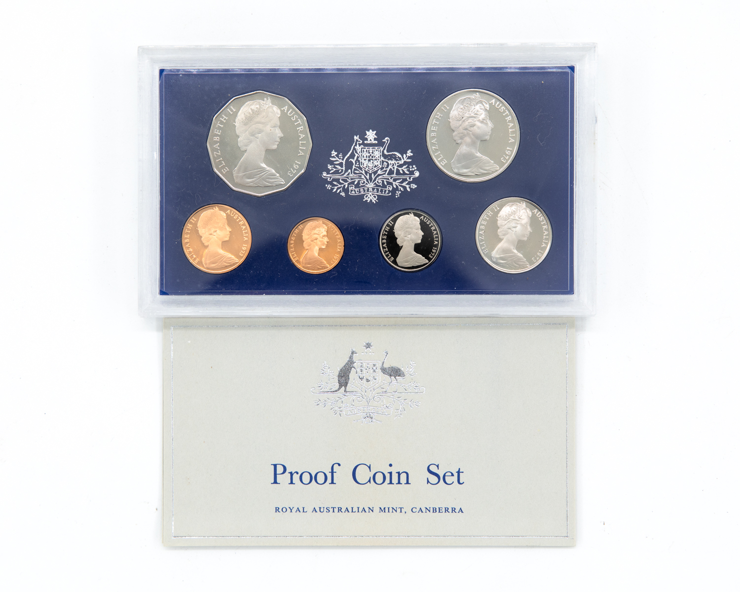 347 · Elizabeth II, Proof Set, 1973,  FDC