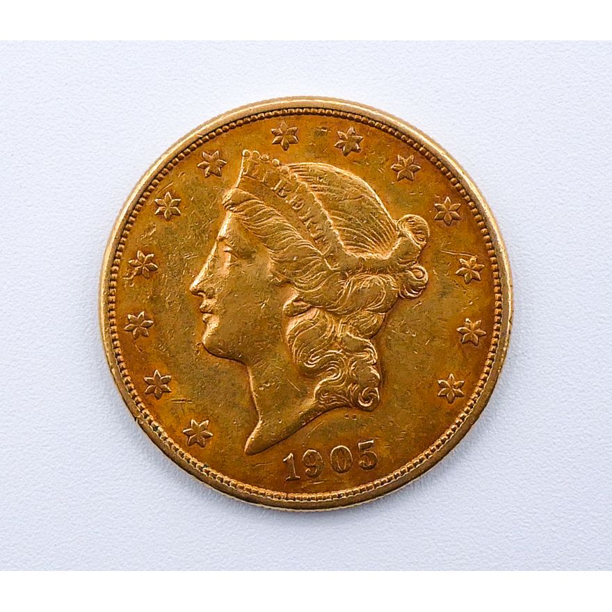1905-S US $20 Gold Liberty Head Double Eagle