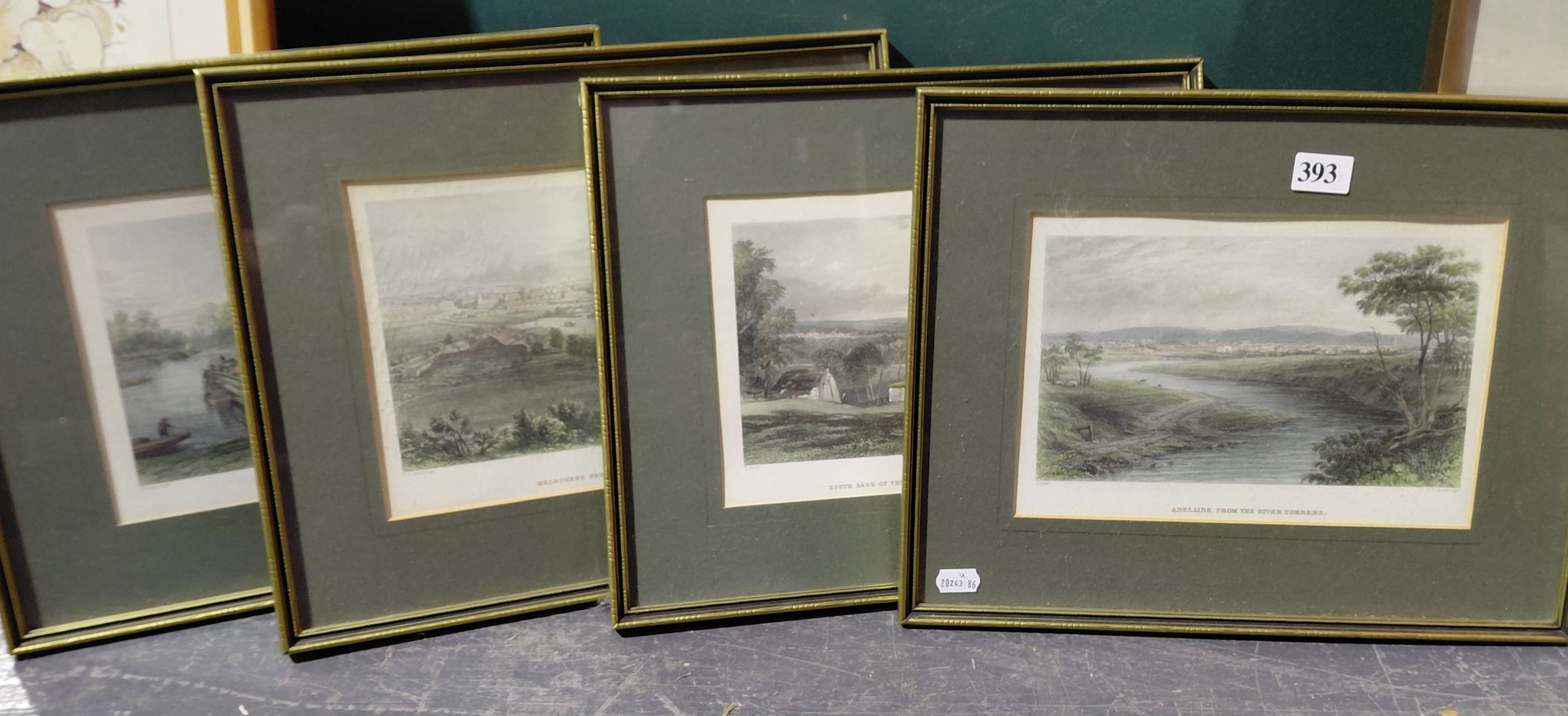 393 · HAND COLOURED ENGRAVINGS