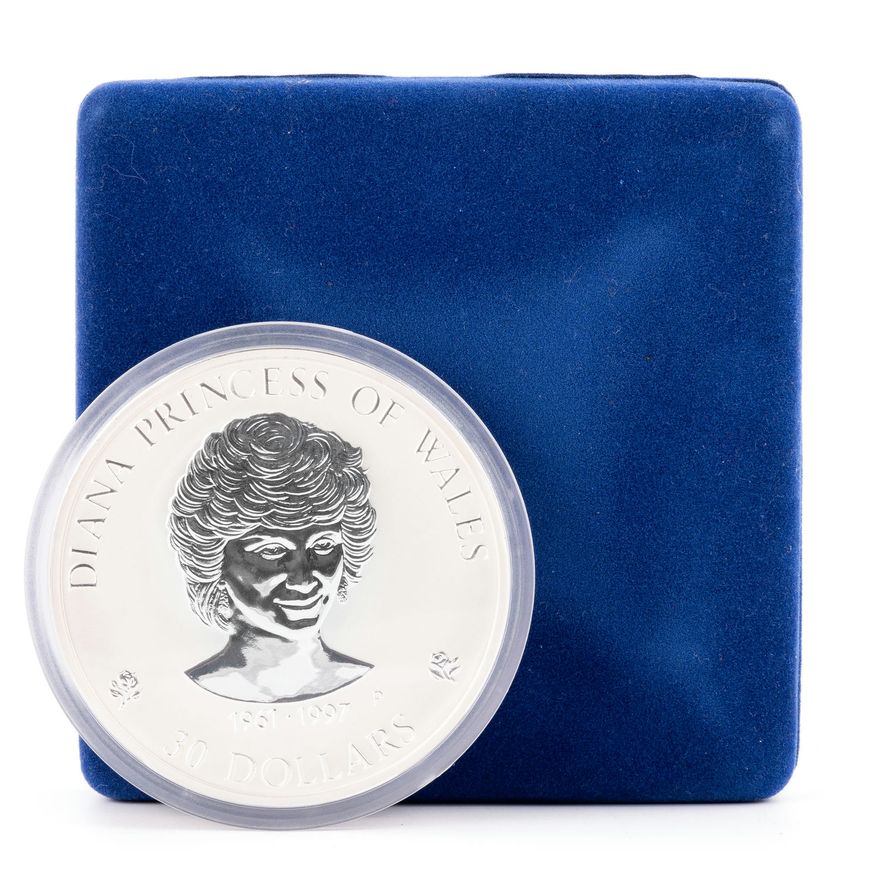 Cook Islands, Elizabeth II, Princess Diana of Wales, Thirty Dollars, 1997,  FDC