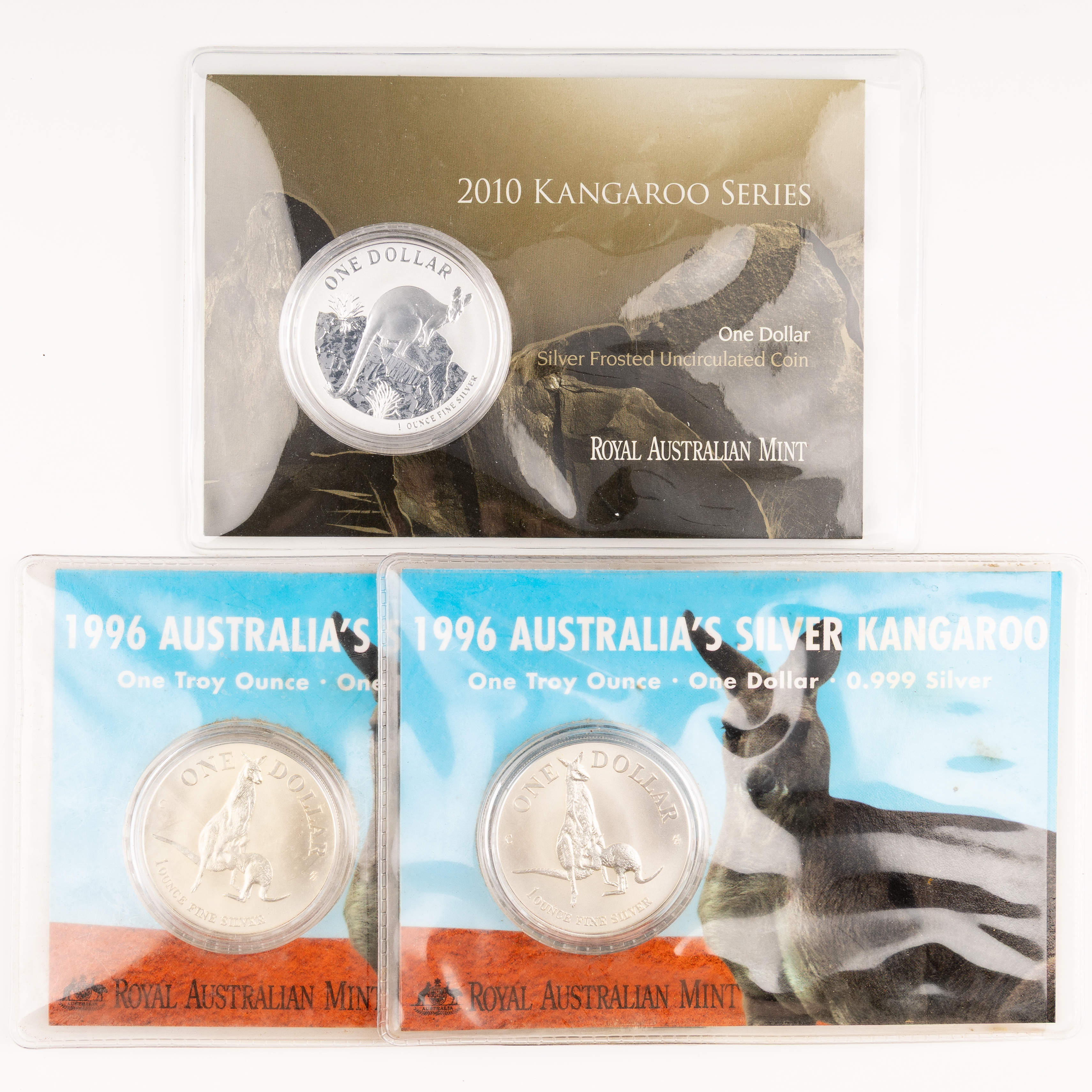 Elizabeth II, RAM - Silver Kangaroo, One Dollar, 1996 - 2010, UNC