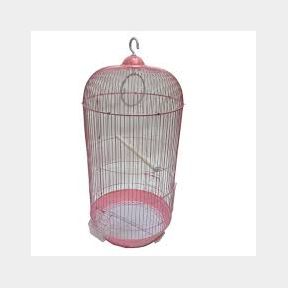 Metal Bird Cage - PINK - Bar 9902166798283 - 51739/701 - B4 (S8)