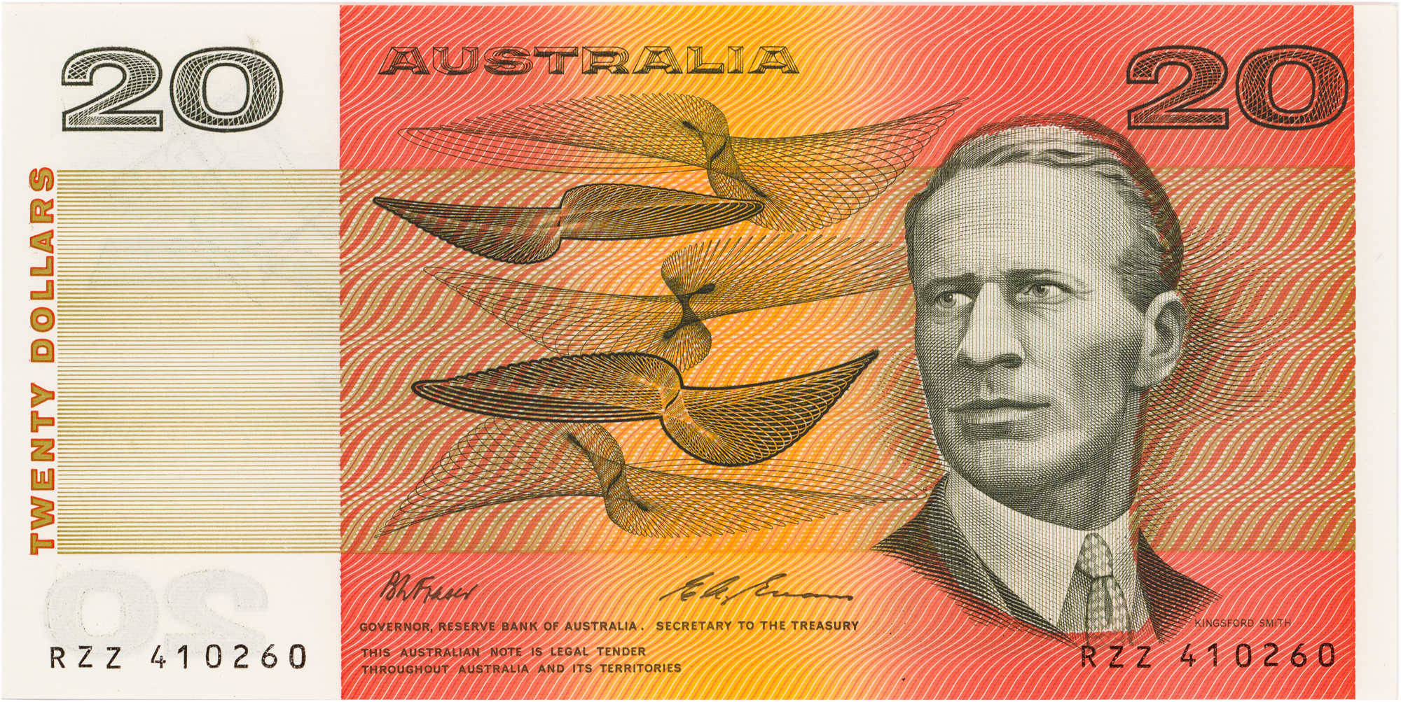 Fraser/Evans, Twenty Dollars, 1993, UNC