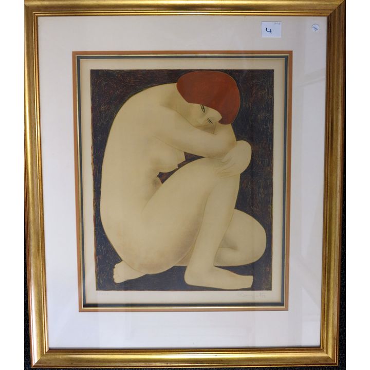 ALAIN BONNEFOIT - LITHOGRAPH, signed and numbered 2/135