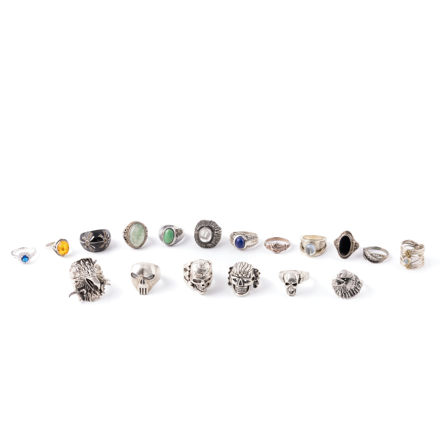 214 · Silver Jewellery Lot