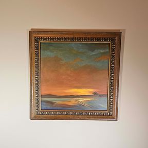 Winter Solstice by Kansas Artist Dana Hassett Original Oil Painting