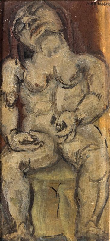 Max Weber
(American, 1881-1961)
Nude Asleep, c. 1910