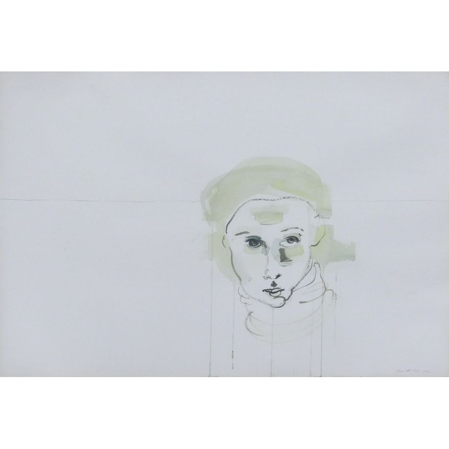 Claire Cowie ''The Turtleneck'' 2002 Watercolor