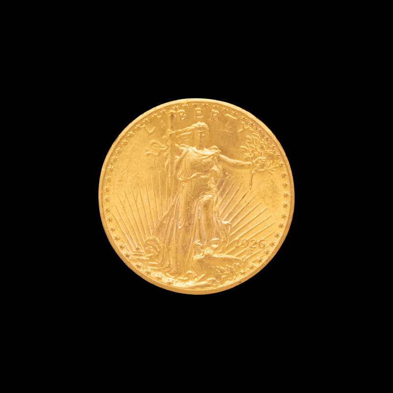 A 1926 Saint-Gaudens $20 Gold Coin