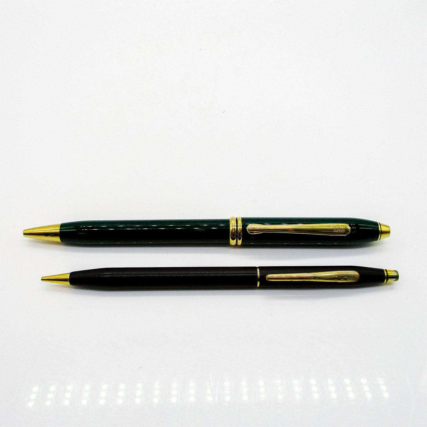 2 Vintage Cross Writing Utensils, 1 Pen, 1 Mechanical Pencil