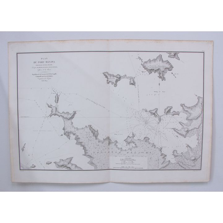TARDIEU, AMBROSE [engraver] - Plan du Port Manawa [Baie des Iles, Nouvelle Zelande],